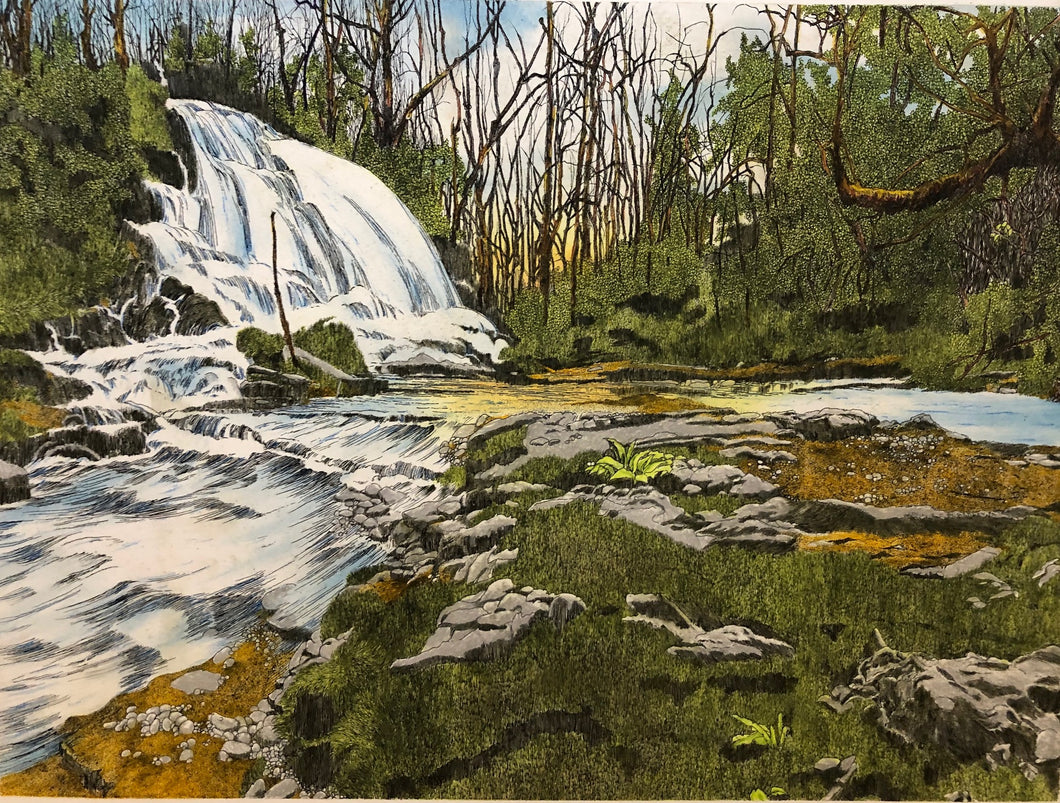 Running Water Nature Scene